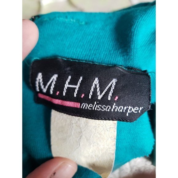 Vintage 80s Green Casual Dress - Picture 4 of 4